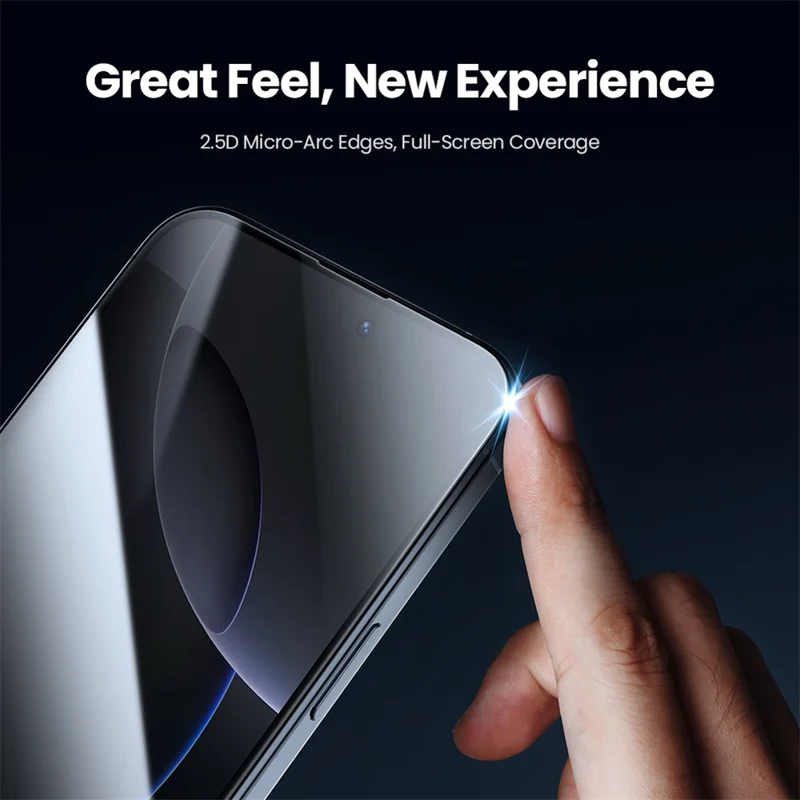 NILLKIN For iPhone 16 Pro Max Anti-Peep Screen Protector Anti-Scratch AGC Glass Full Screen Film