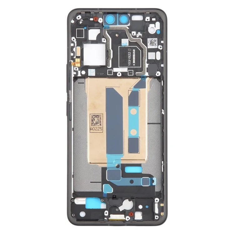 Per Xiaomi Civi 4 Pro 5G Frame di Riparazione Della Piastra Media (a-lato) (senza Logo) - Nero