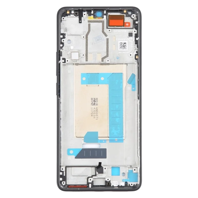 Для Xiaomi Poco F6 5G / Redmi Turbo 3 5G Middle Plate Part (A-Side) (без Логотипа) - Черный
