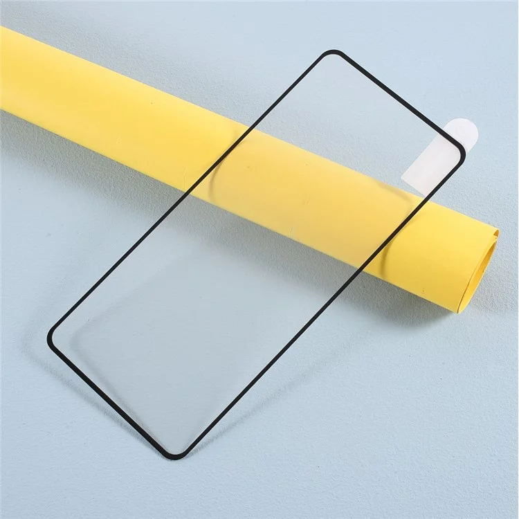 For Motorola Moto G35 5G Tempered Glass Electroplating Anti-Fingerprint Silk Printing Full Glue Screen Protector