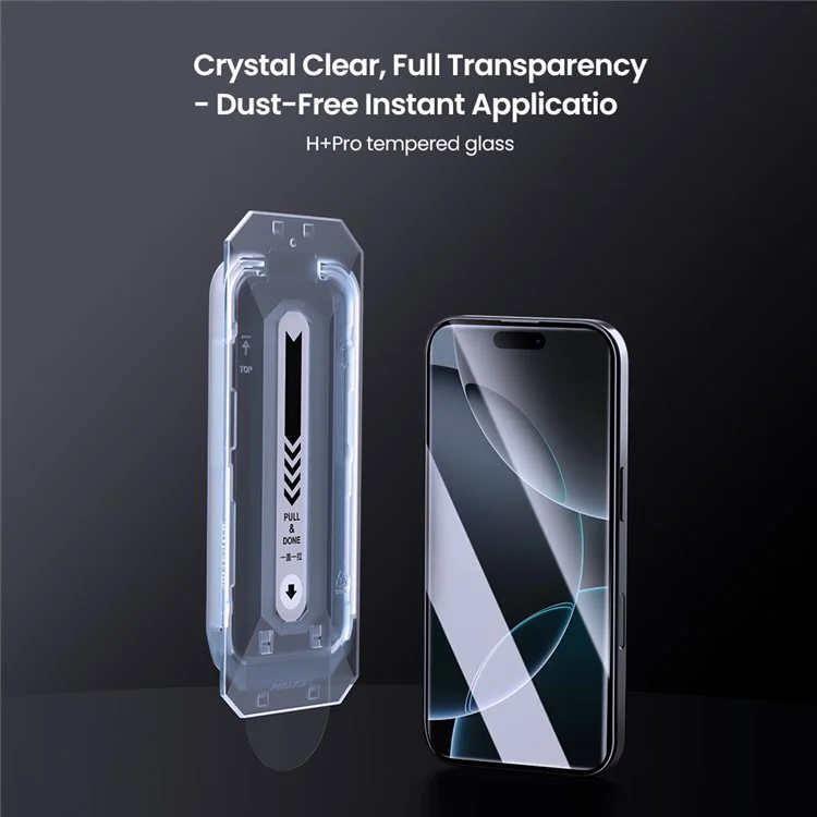 NILLKIN H+Pro para iPhone 16 Pro Max Protector de pantalla 9H Anti-Arañazos Película de vidrio templado