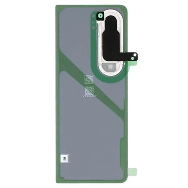 For Samsung Galaxy Z Fold4 5G F936 Battery Housing with Adhesive Sticker + Camera Lens Cover (Without Logo) - Beige