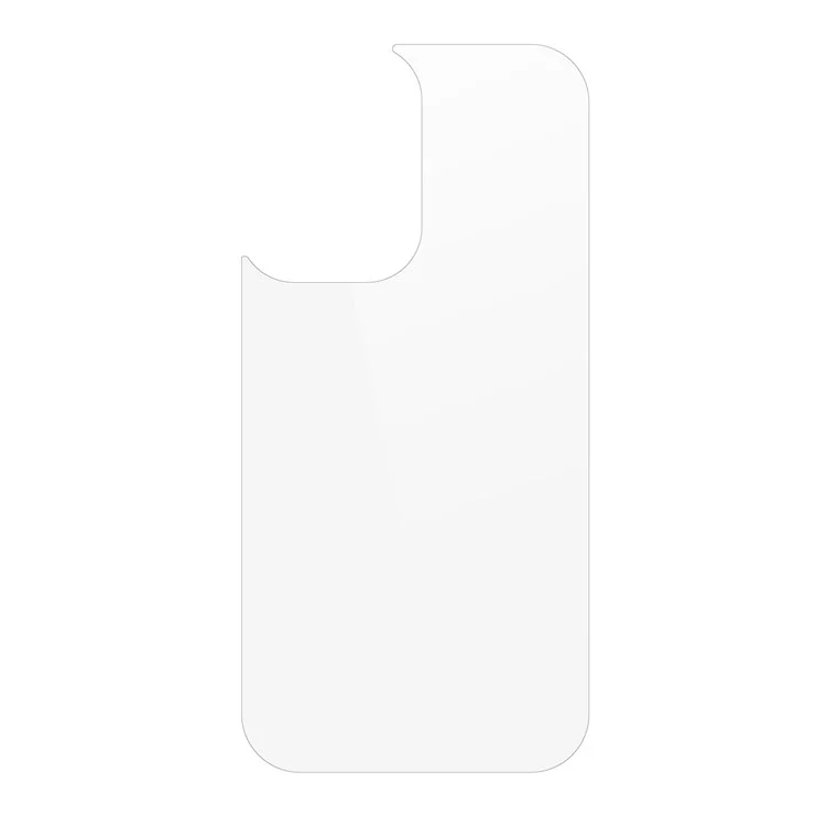 For iPhone 16 Tempered Glass Phone Back Protector 0.3mm Arc Edge HD Clear Back Film