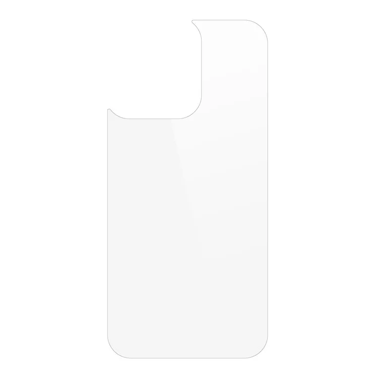For iPhone 16 Pro Tempered Glass Phone Back Protector 0.3mm Arc Edge HD Clear Back Film