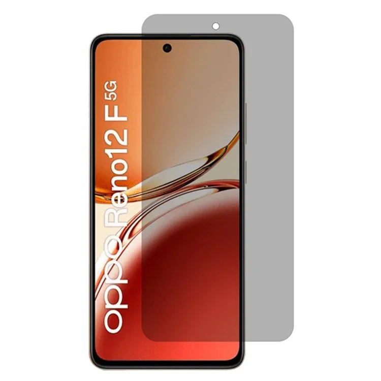 For Oppo Reno12 F 5G Anti-Spy Tempered Glass Screen Protector Full Covering Scratch-Resistant Film