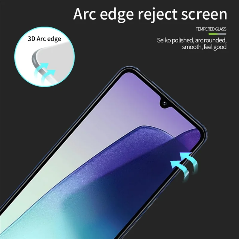 Pinwuyo JK 3D Tempered Glass Film Series-2 Для Xiaomi Redmi 14C 4G Screan Protector 9h Твердость Ультра Чистота