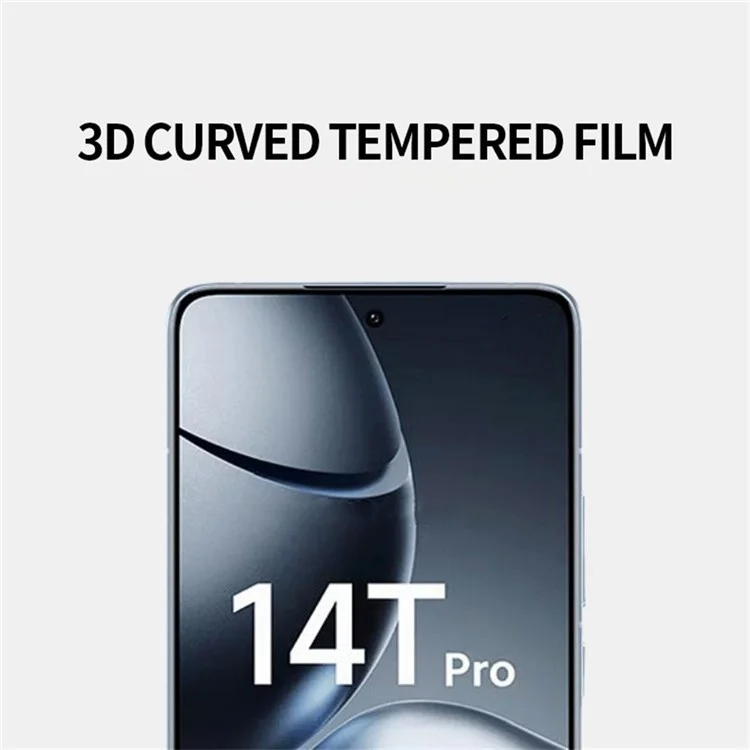 PINWUYO JK 3D Закаленная стеклянная пленка Серия-2 для Xiaomi 14T / 14T Pro Защитная пленка для экрана 9H Твердость Ультраяркий