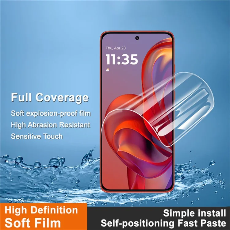 IMAK Hydrogel Film 4th Gen for Motorola Thinkphone 25 5G /  Moto S50 5G / Edge 50 Neo 5G Full Screen Protector Ultra Clear Soft TPU Film