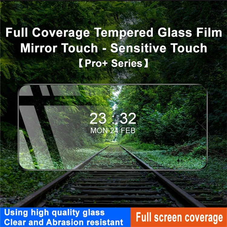 IMAK Pro+ Series For Motorola Thinkphone 25 5G /  Moto S50 5G / Edge 50 Neo 5G Tempered Glass Full Screen Protector Sensitive Touch Film