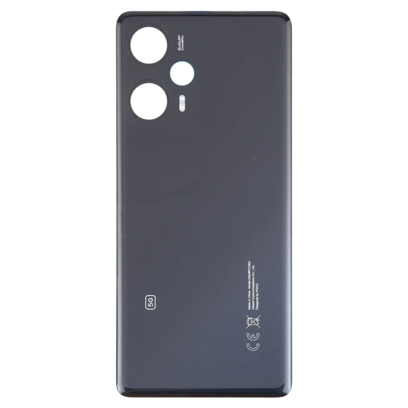 For Xiaomi Poco F5 5G OEM Battery Door Cover Replacement Part - Black