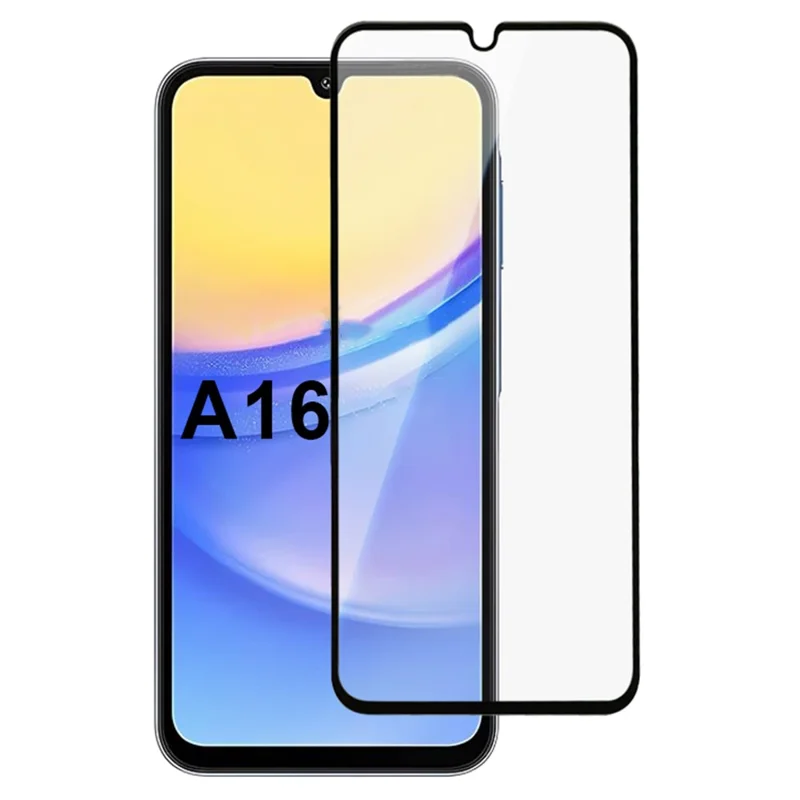 Per Samsung Galaxy A16 5G / A16 4G High Aluminum-Silicon Glass Screen Protector 2.5D Silk Printing
