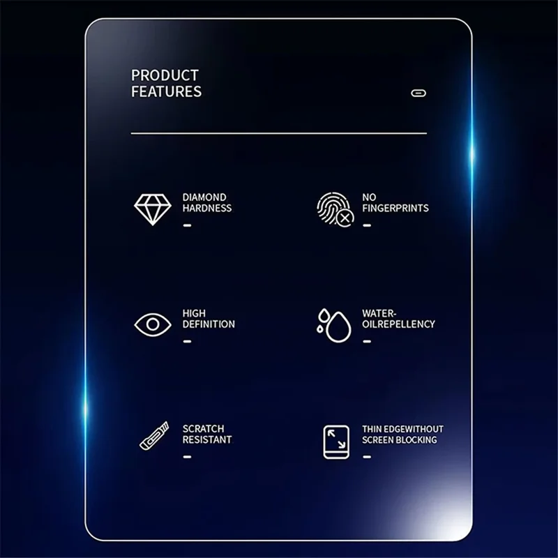 Per Iphone 16 Plus Temped Glass Full Screen Protector 9H Durezza