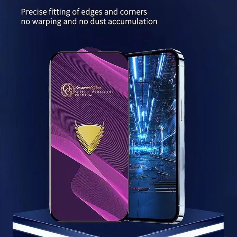 For iPhone 16 Tempered Glass Full Screen Protector 9H Hardness