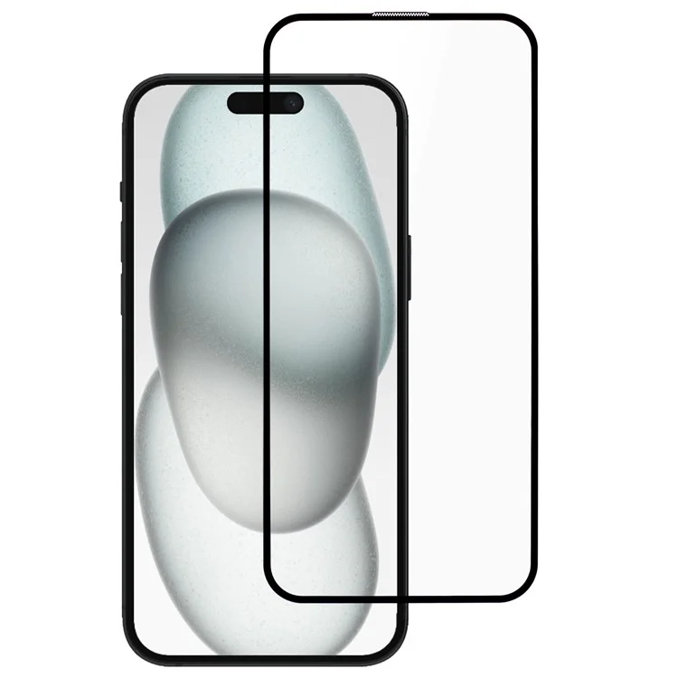 For iPhone 15 Tempered Glass Full Screen Protector 9H Hardness