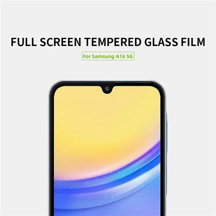 MOFI JK Series-1 for Samsung Galaxy A16 5G / A16 4G Screen Protector Anti-Explosion 9H Hardness Full Cover Screen Film