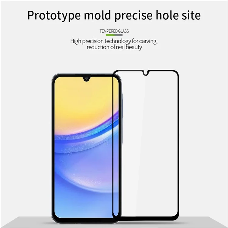 MOFI JK Series-1 for Samsung Galaxy A16 5G / A16 4G Screen Protector Anti-Explosion 9H Hardness Full Cover Screen Film