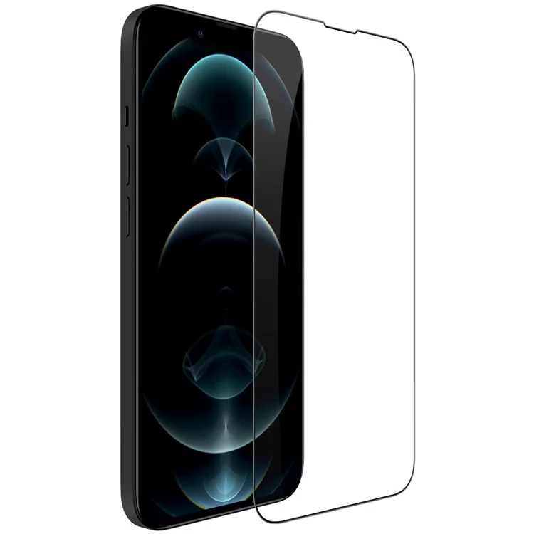 NILLKIN CP+PRO for iPhone 14 Plus AGC Tempered Glass Screen Protector Full Cover Ultra HD 9H Hardness Anti-Fingerprint Film