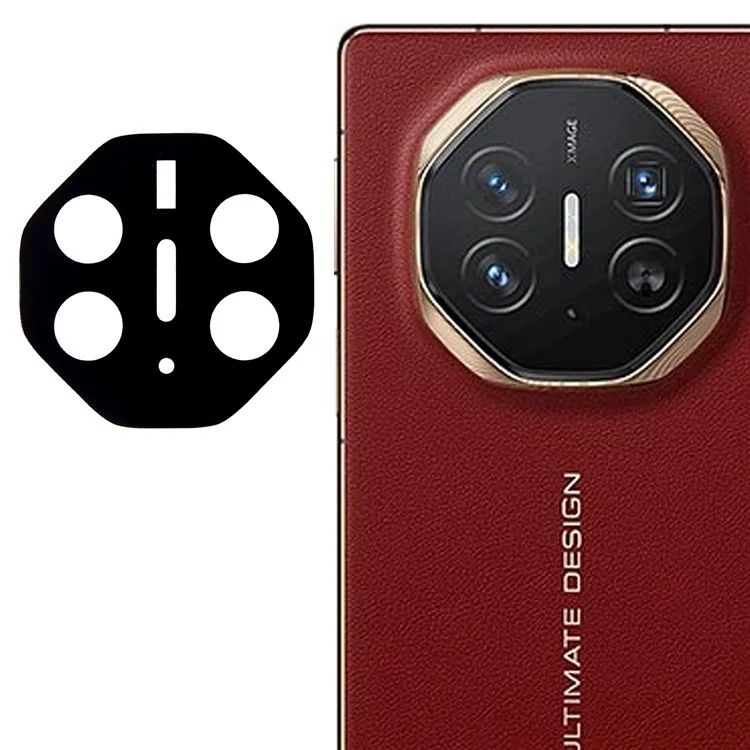 For Huawei Mate XT Ultimate Camera Lens Protector Black Silk Print AR+AF Clear Tempered Glass Lens Film