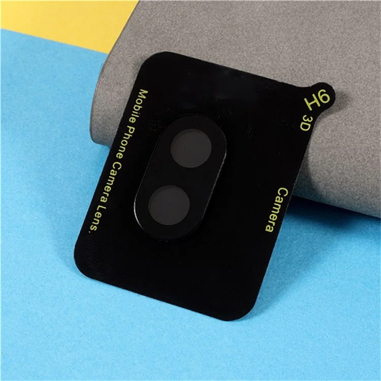 Para Samsung Galaxy A06 Protetor de Lente da Câmera Preto Silk Printing Vidro Temperado Película de Lente