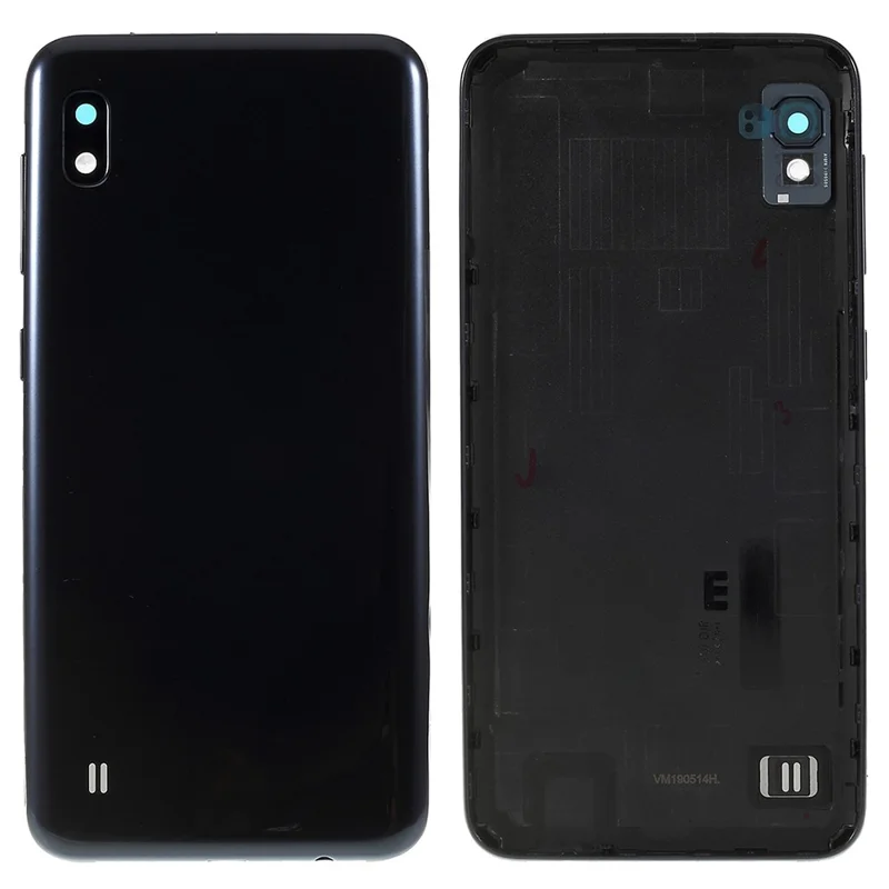 For Samsung Galaxy A10 A105 Battery Housing with Camera Lens Cover (Without Logo) - Black