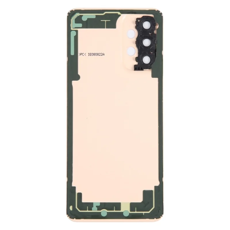 For Samsung Galaxy A23 4G A235 Battery Housing with Adhesive Sticker + Camera Lens Cover (Without Logo) - Pink