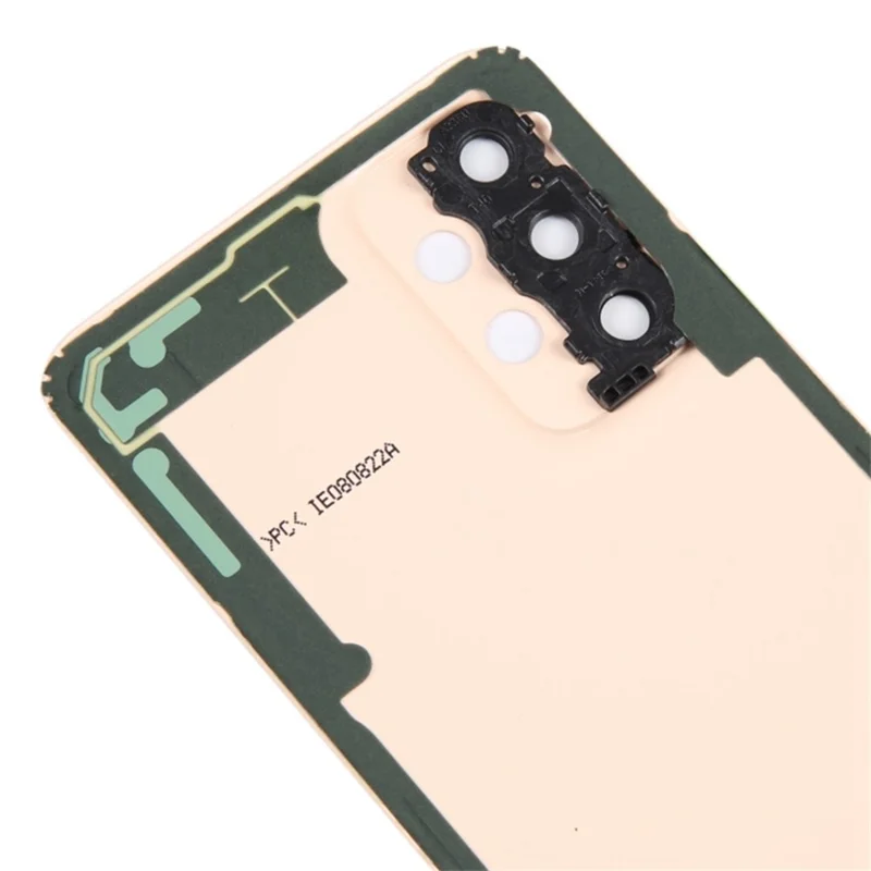For Samsung Galaxy A23 5G (Global Version) A236 Battery Housing with Adhesive Sticker + Camera Lens Cover (Without Logo) - Pink