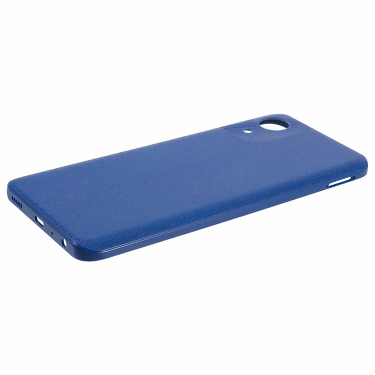 Para o Samsung Galaxy A03 Core A032 Back Battery Housing Cober Parte (sem Logotipo) - Azul