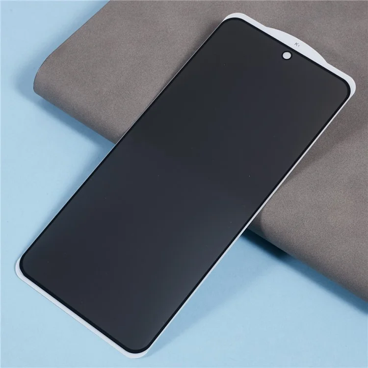 Pour Xiaomi Redmi Note 14 5G Anti-Peep Full Covering Screen Protector Silk Printing Tempered Glass Film