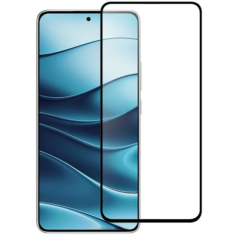 Per Xiaomi Redmi Note 14 5G AGC Glass Screen Protector Full Glue Black Edge Screen Film