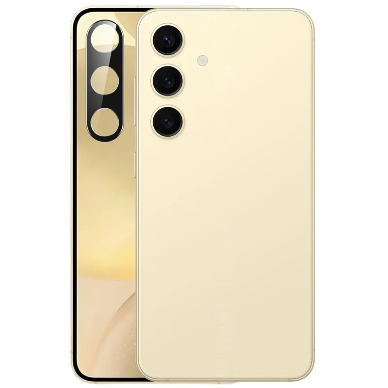 Для Samsung Galaxy S24 FE Camera Lens Protector Black Tempered Glass Lens Film