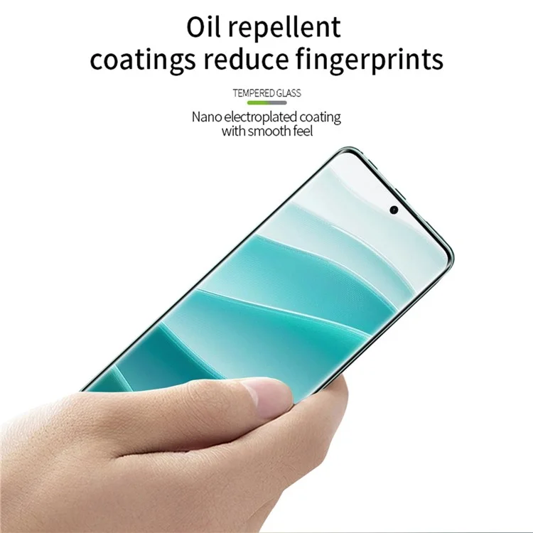 MOFI For Xiaomi Redmi Note 14 Pro+ 5G / Note 14 Pro 5G / Poco X7 5G 3D Hot Bending Screen Protector Full Glue Tempered Glass Film