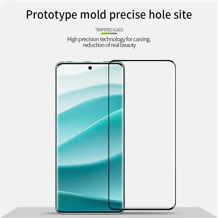 MOFI For Xiaomi Redmi Note 14 Pro+ 5G / Note 14 Pro 5G / Poco X7 5G 3D Hot Bending Screen Protector Full Glue Tempered Glass Film