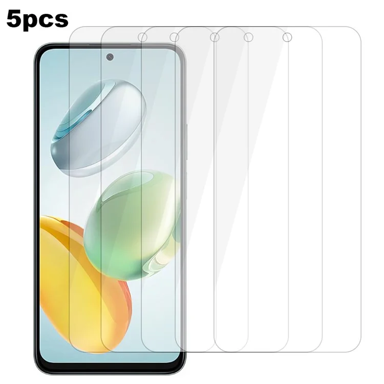 5pcs Para Honor X7c 4G Pantalla Protector 0.3 mm 2.5d Película de Vidrio Templado Transparente