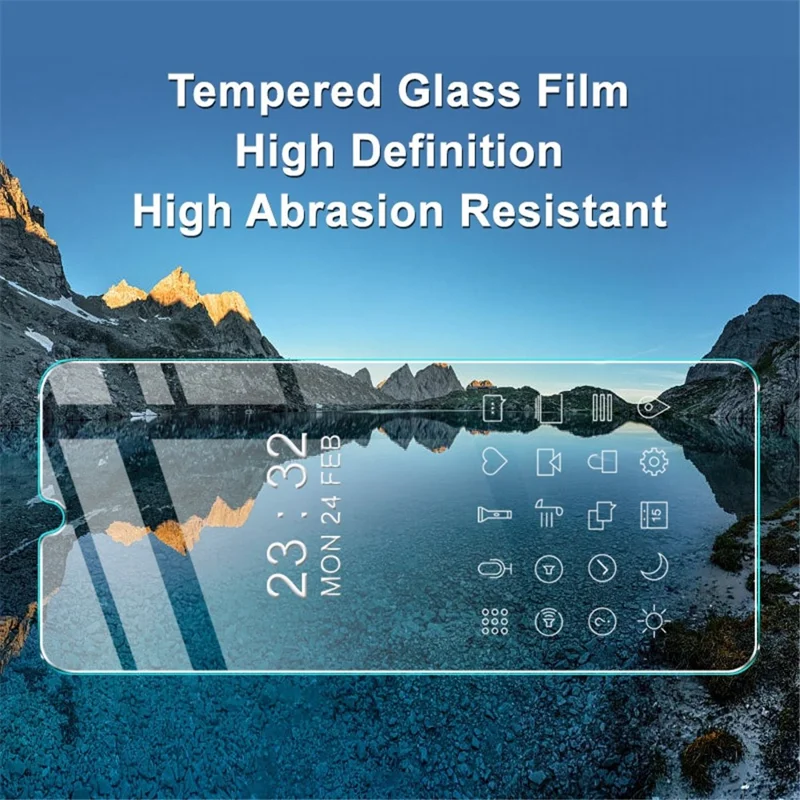 IMAK H Series for Blackview BV8800 4G / BL8800 / BL8800 Pro Tempered Glass Screen Protector Full Glue Anti-explosion HD Film