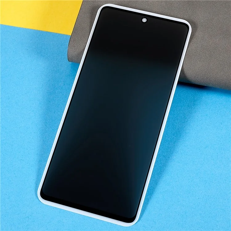 Pour Motorola Moto G35 5G Anti-Peep Full Covering Screen Protector Silk Printing Tempered Glass Film