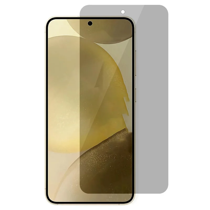 Til Samsung Galaxy S25+ Anti-spion-temperet glas-skærmprotector, fuld dækning, kridt- og slidstærk film