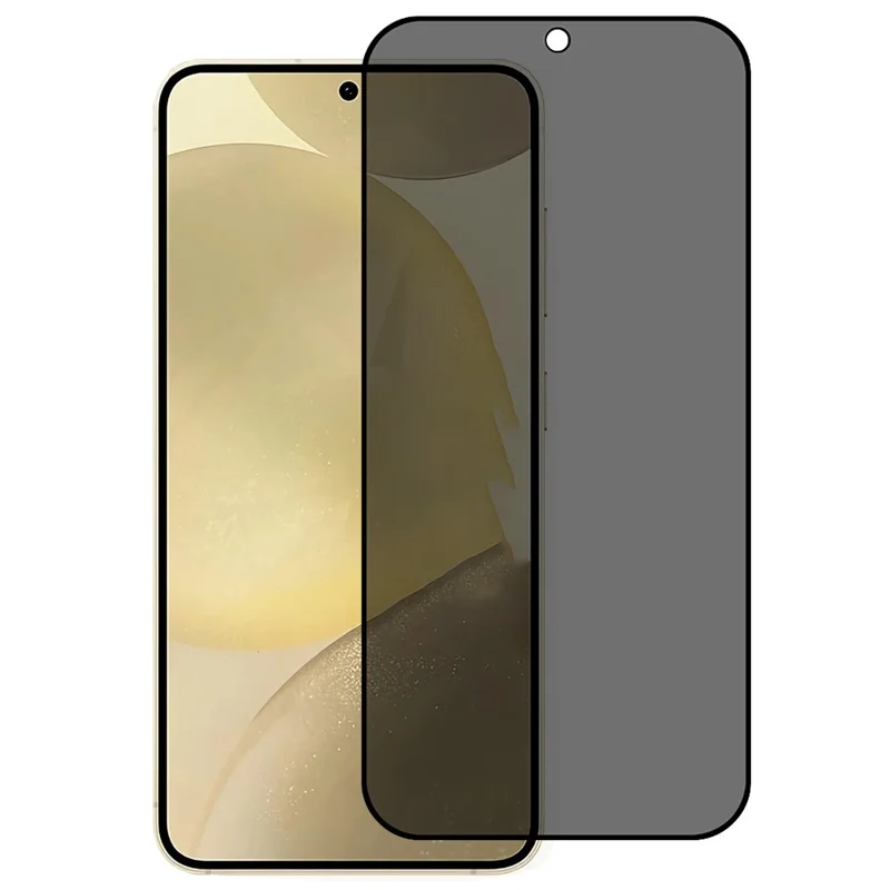 For Samsung Galaxy S25 Anti-Peep Full Covering Screen Protector Silk Printing Tempered Glass Film