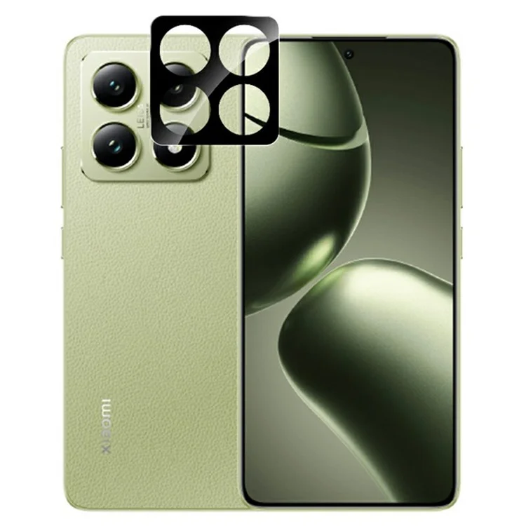 RURIHAI For Xiaomi 14T Camera Lens Protector 3D Silk Printing High Aluminum-Silicon Glass Lens Film
