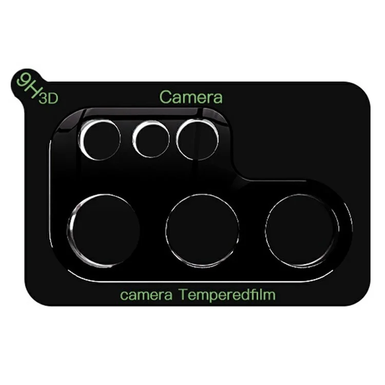 RURIHAI For Samsung Galaxy S25 Ultra Camera Lens Protector 3D Silk Printing High Aluminum-Silicon Glass Lens Film