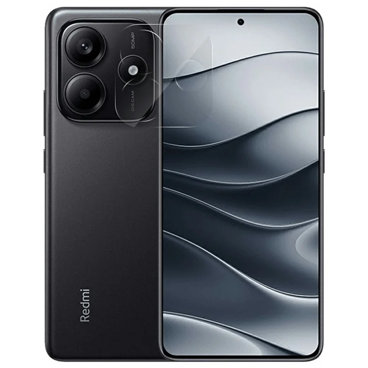 RURIHAI For Xiaomi Redmi Note 14 5G Camera Lens Protector 3D Clear High Aluminum-Silicon Glass Lens Film