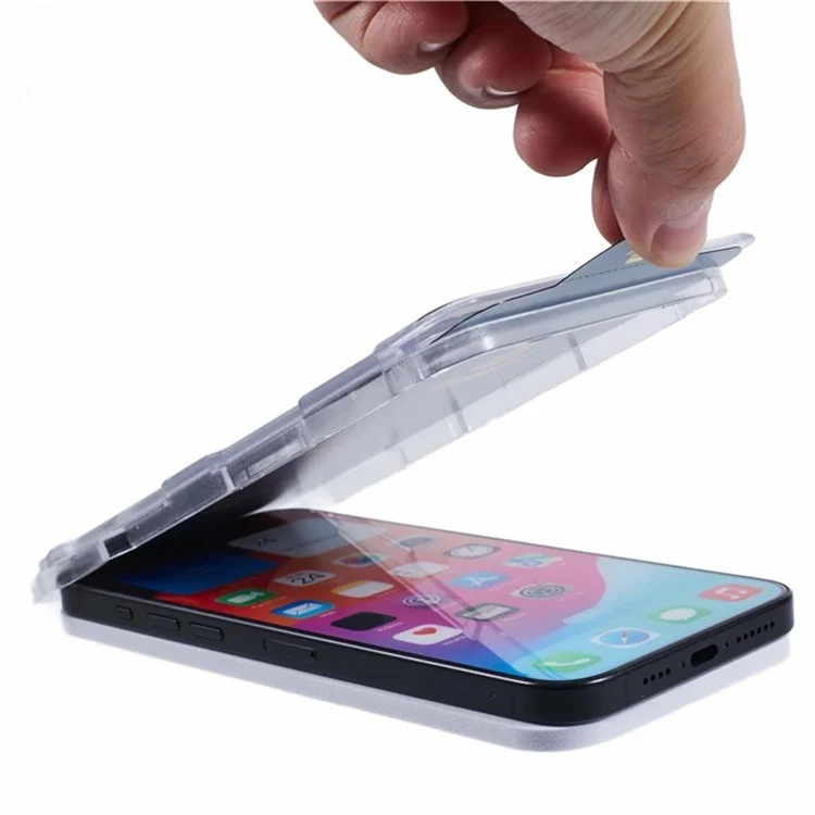 For iPhone 16 Screen Protector Full Coverage Privacy PET Film with Installation Tool