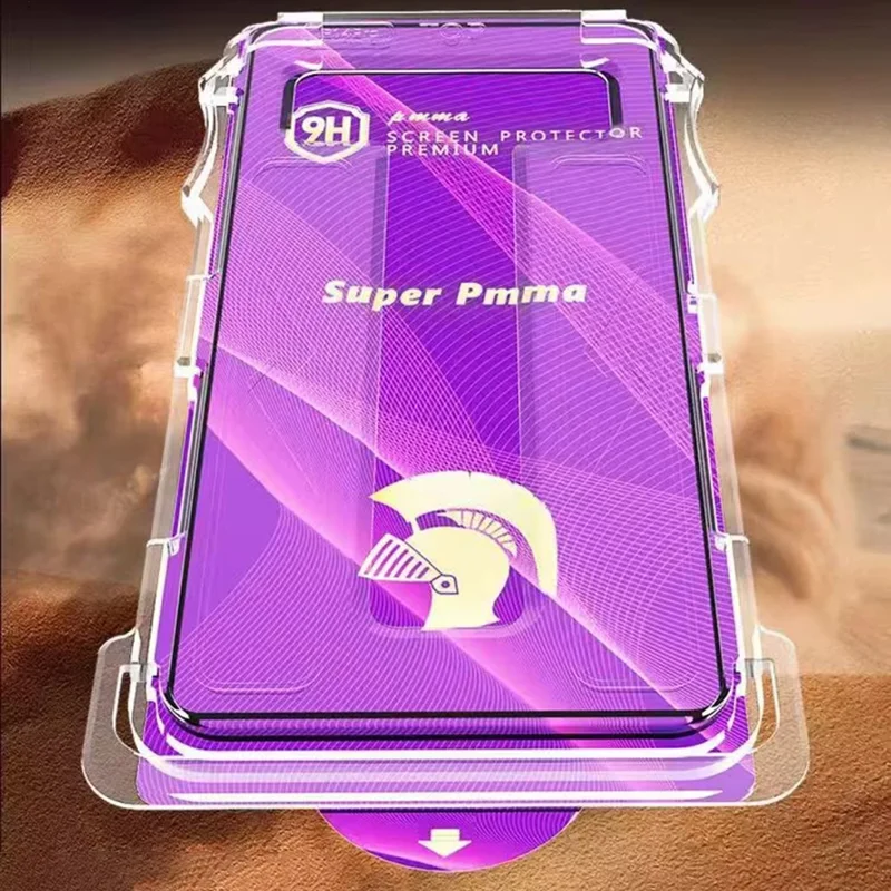 For iPhone 16 Plus Phone Screen Film HD Anti-Scratch PET Screen Protector Easy Installation