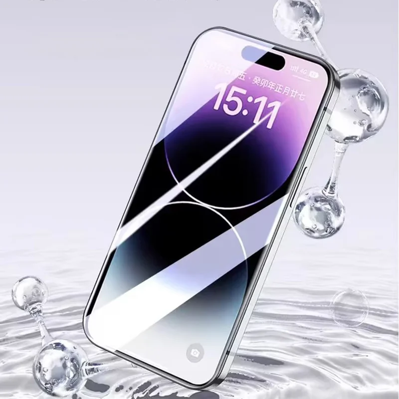 For iPhone 16 Pro Phone Screen Film HD Anti-Scratch PET Screen Protector Easy Installation