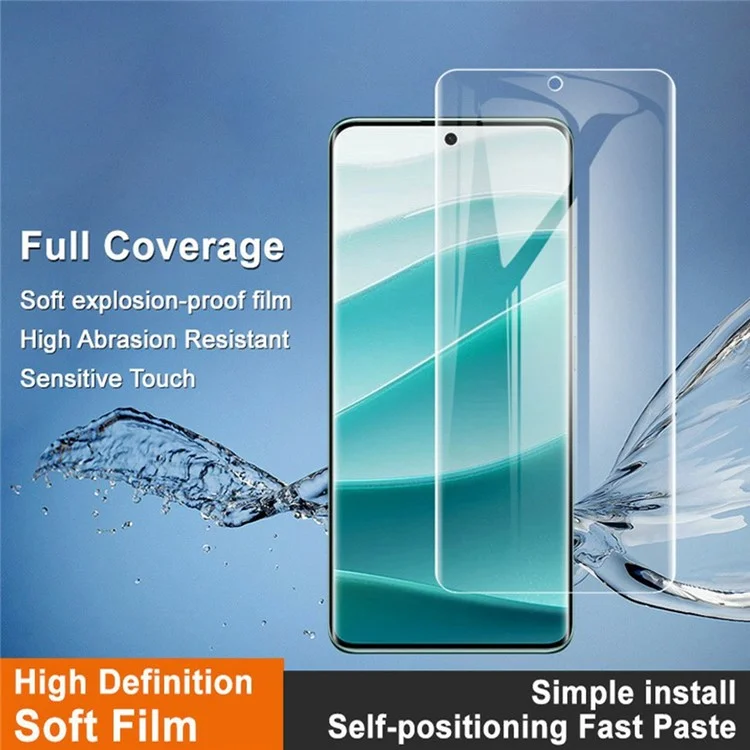 IMAK Hydrogel Film 4th Gen for Xiaomi Redmi Note 14 Pro+ 5G / Note 14 Pro 5G / Poco X7 5G Full Screen Protector Ultra Clear Soft TPU Film