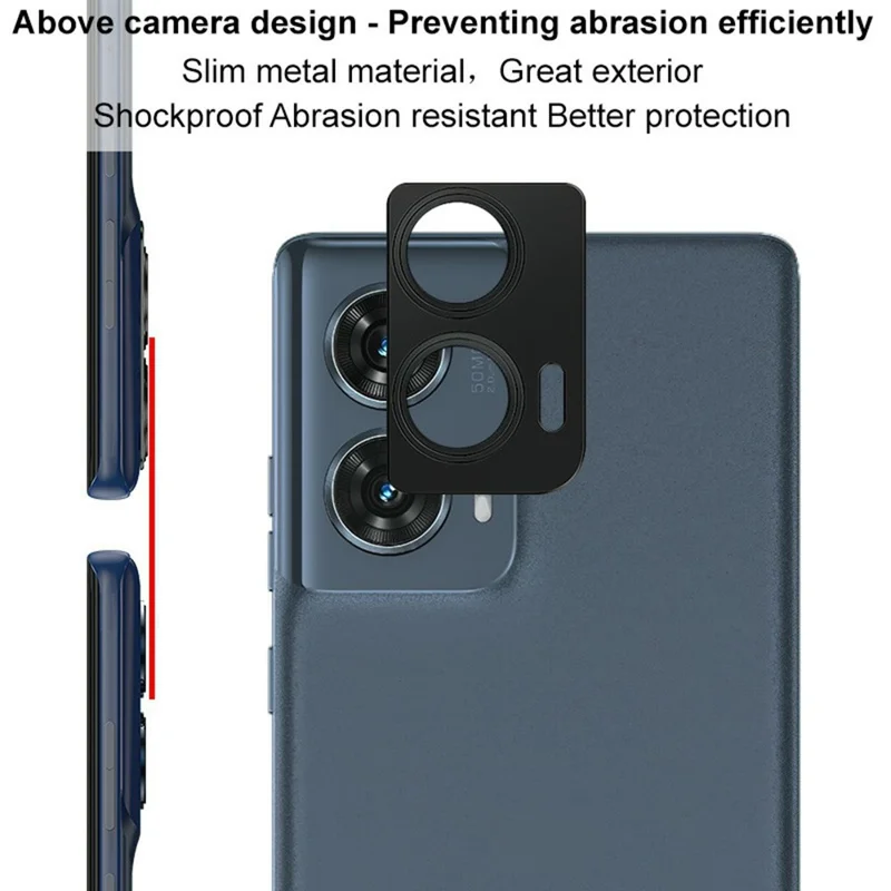 IMAK For Motorola Edge 50 Fusion 5G Metal Camera Lens Protector Lens Protective Cover