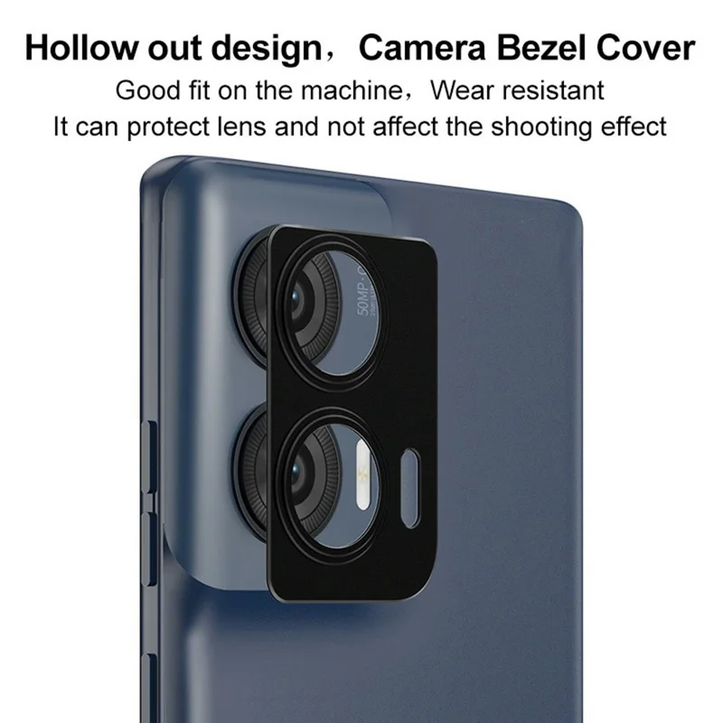 IMAK For Motorola Edge 50 Fusion 5G Metal Camera Lens Protector Lens Protective Cover