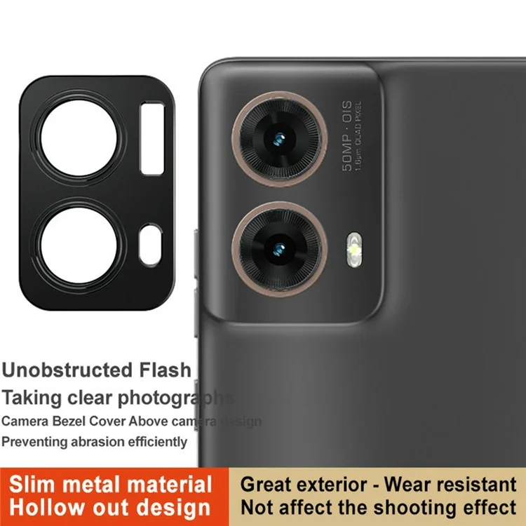IMAK para Motorola Moto G85 5G / S50 Neo 5G Protector de lente de cámara de metal Cubierta protectora de lente