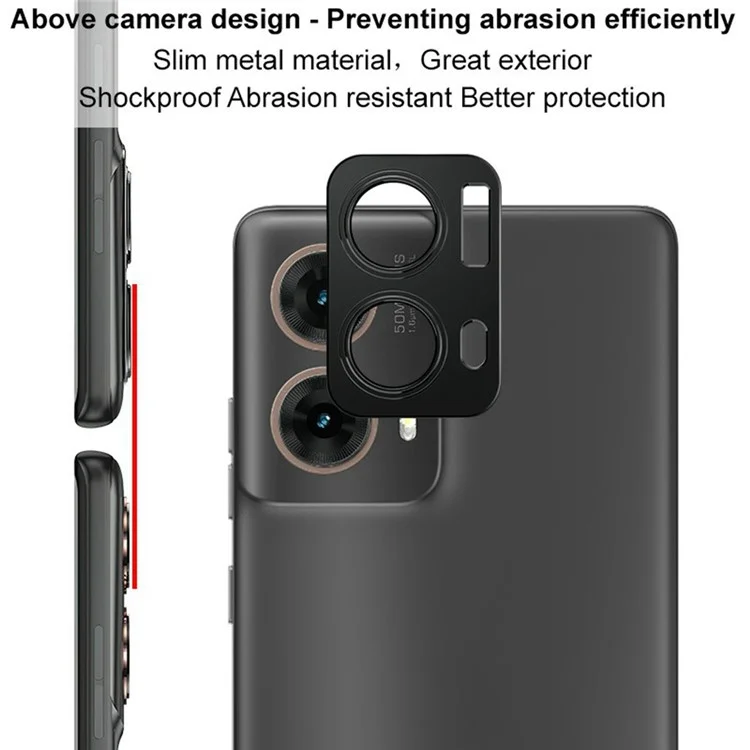 IMAK para Motorola Moto G85 5G / S50 Neo 5G Protector de lente de cámara de metal Cubierta protectora de lente