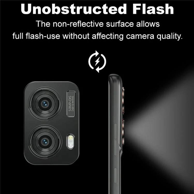 IMAK para Motorola Moto G85 5G / S50 Neo 5G Protector de lente de cámara de metal Cubierta protectora de lente