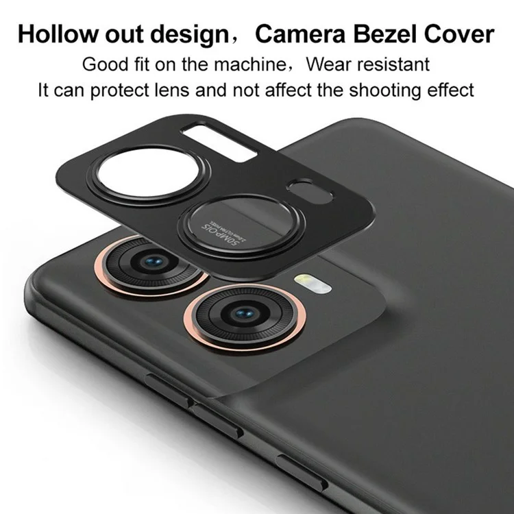 IMAK para Motorola Moto G85 5G / S50 Neo 5G Protector de lente de cámara de metal Cubierta protectora de lente